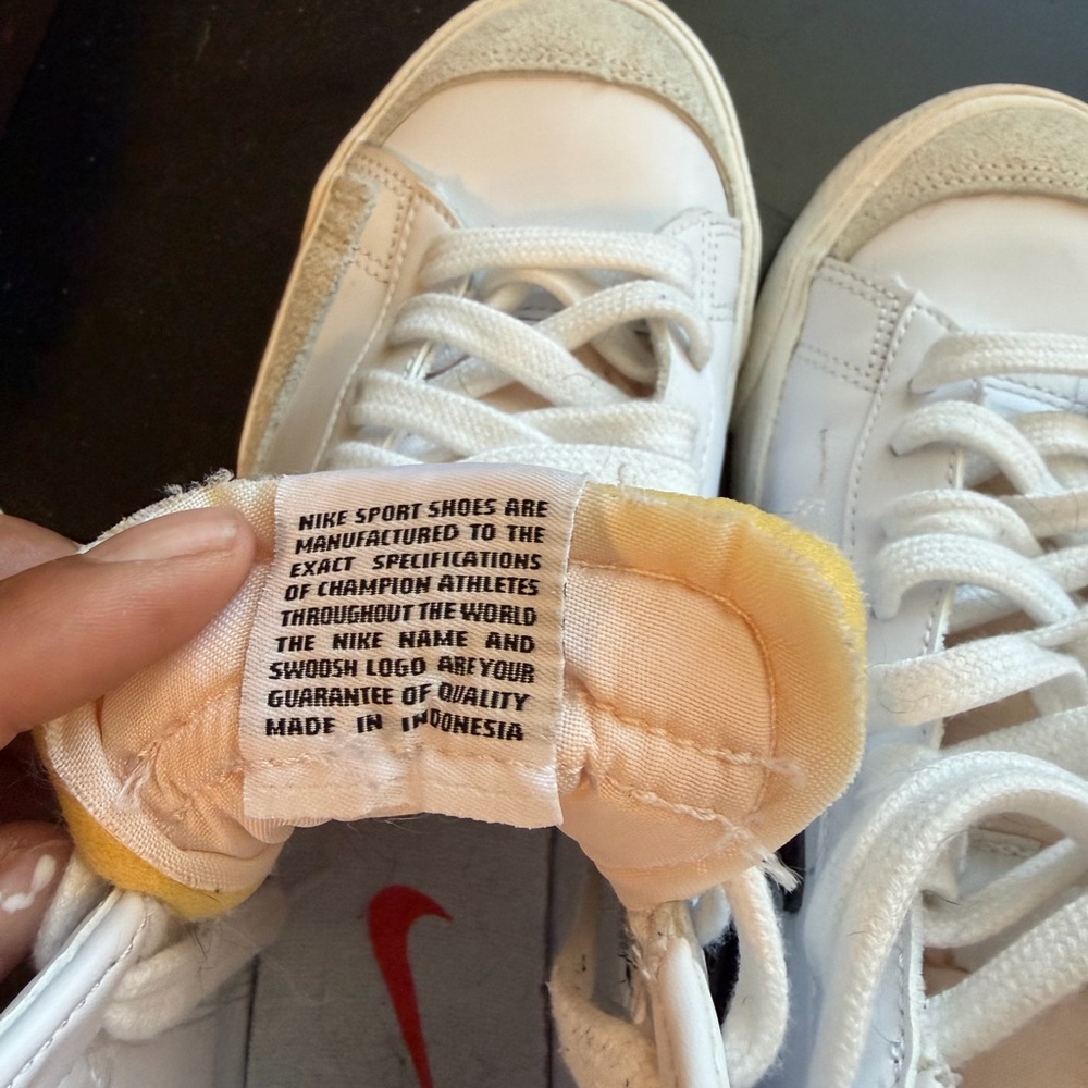 Nike Blazer Mid 77 Vintage White Black W 9 - Picture 5 of 8